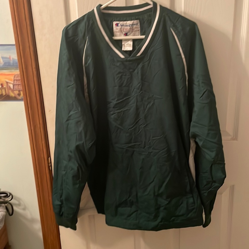 Nwot vintage champion mens large pull over jacket